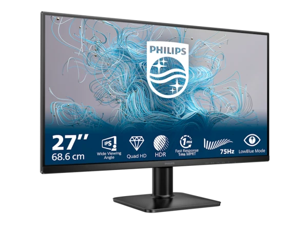 Monitor 27" Philips 27E2N1500L/00 IPS 2560X1440/75Hz/4ms/HDMI/DP
