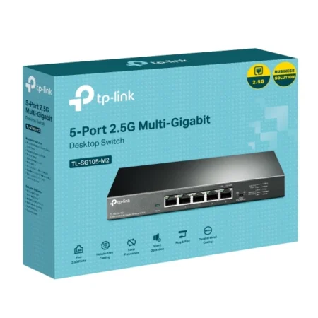 LAN Switch 5P TP-LINK TL-SG105-M2 - Unmanaged - 5x2.5G