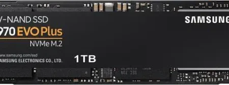 M.2 1TB Samsung 970 EVO plus NVMe PCIe 3.0 x 4 1.3 Phoenix Controller retail