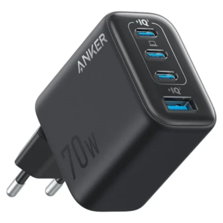ANKER Zolo Charger 70W Charger 3x USB-C 1x USB-A dark grey