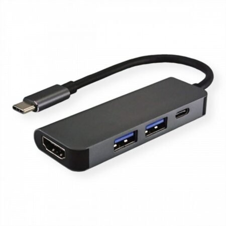 Adapter-konvertor TIP C na HDMI+ 2xUSB 3.0+ TIP C