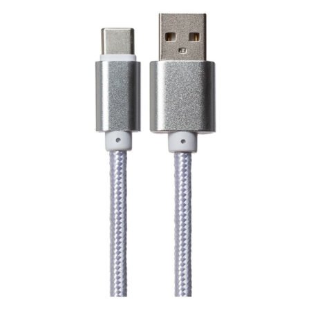 Kabl USB 2.0 Tip-A  na Tip-C 1m (srebrni)