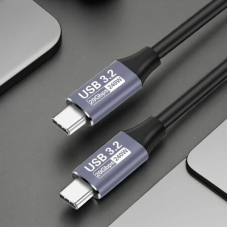 Kabl USB 3.2 na USB 3.2 8K/60 Hz, 20Gbps, 240W 1m, crni
