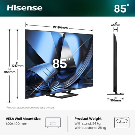 85 inča 85U7SE ULED Mini-LED 4K UHD Smart TV