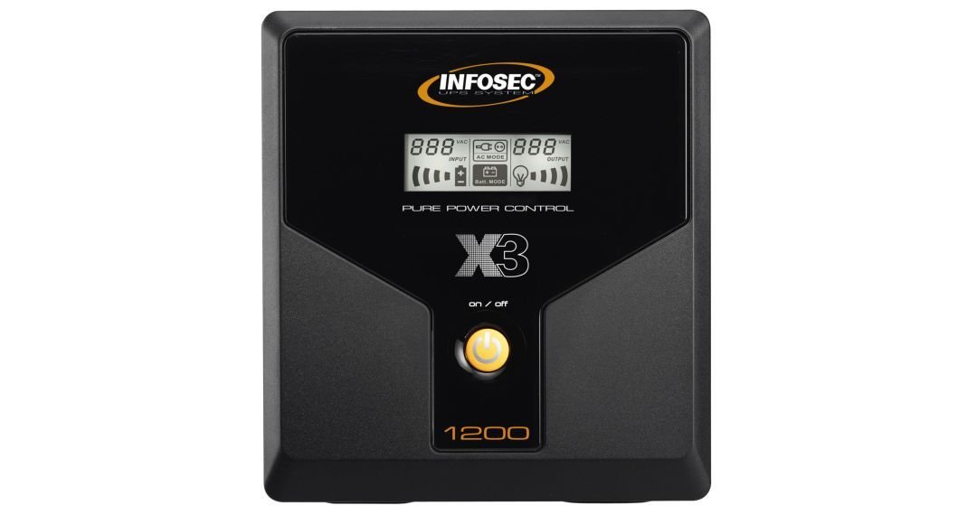 X3 EX 1200 LCD USB FR/SCHUKO