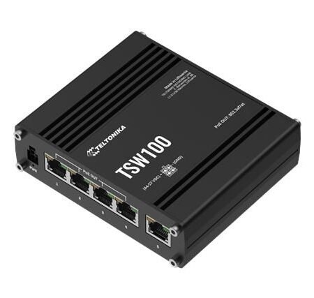 Industrijski switch Ethernet/POE/Gigabitni TSW100, Teltonika