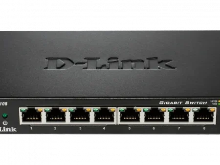 LAN Switch D-Link DGS-108GL/E 10/100/1000Mbps 8port Metal Gigabit