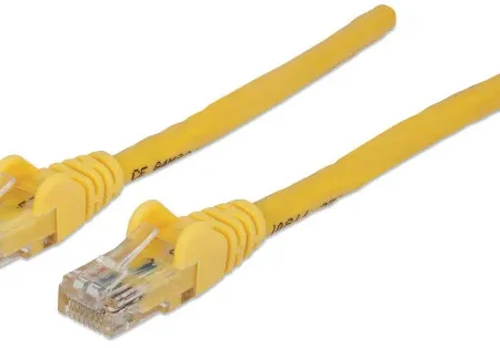 LAN UTP kabl intellinet 342377 Cat6 CCA/Žuti/3m