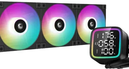 CPU Hladnjak DeepCool LD360 ARGB LCD ekran CRNO, R-LD360-BKMSN-G-1
