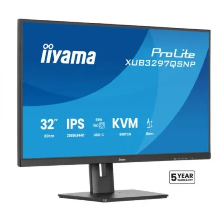 Monitor 31.5" Iiyama XUB3297QSNP-B1 IPS 2560x1440/100Hz/1ms/HDMI/DP/4xUSB