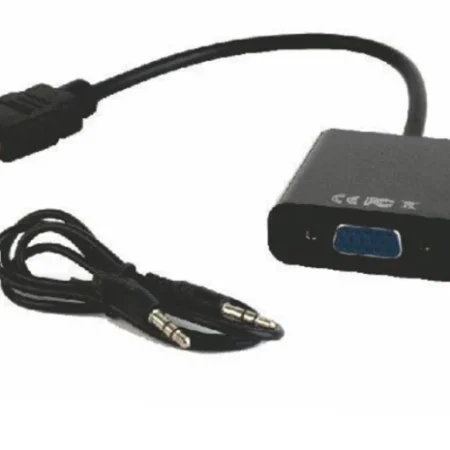 A-HDMI-VGA-06 Adapter GEMBIRD HDMI to VGA with audio Black