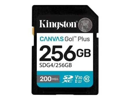 SD Card Kingston 128GB Canvas Go Plus SDG4/256GB