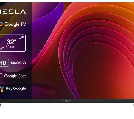 TV TESLA LED 32E655BHS HD, Google TV Smart