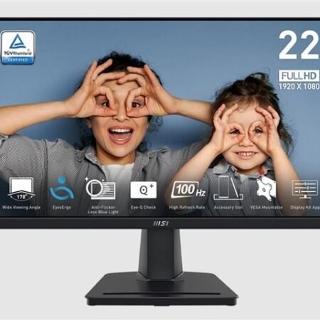 Monitor 22 MSI PRO MP225V FHD VA 100Hz 1 ms HDMI/VGA