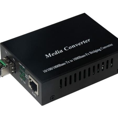 Media Converter 1G, bakar na optiku, GE SFP Port, Industr.