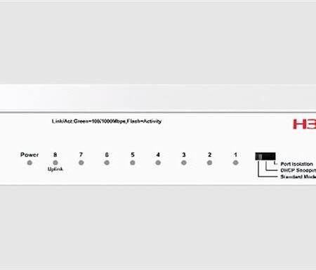H3C Aolynk ES100-8G Ethernet Switch 8 x 1G ports, DC