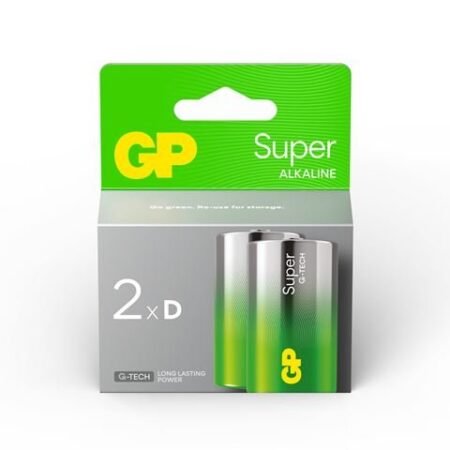 GP baterije LR20-SB2 D Super Alkaline