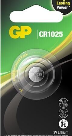 GP baterije CR1025E-2CPU1 Lithium Coin