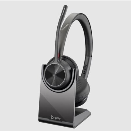 HP Poly Voyager 4320 Headset + BT700 dongle + Charging Stand