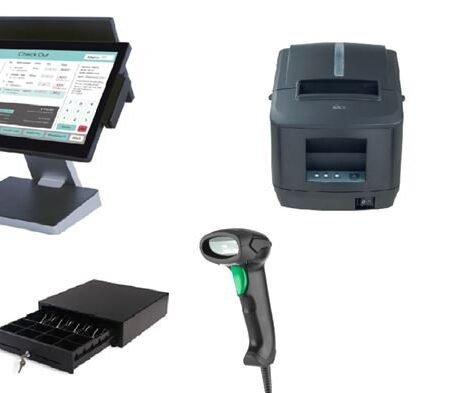 POS BIRCH Komplet Allinone 15.6" Win11IoT+CP-Q1+fioka+skener