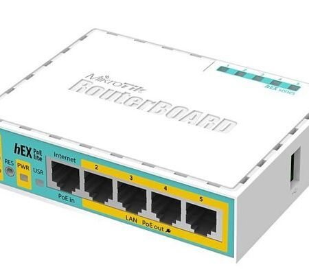 MikroTik hEX PoE lite RB750UPr2 Ruter