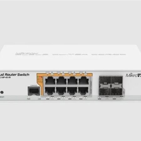 MikroTik CRS112-8P-4S-IN Switch, 8x Giga PoE, 4x SFP