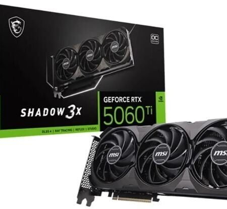VGA MSI RTX 5060 Ti 8G SHADOW 3X OC