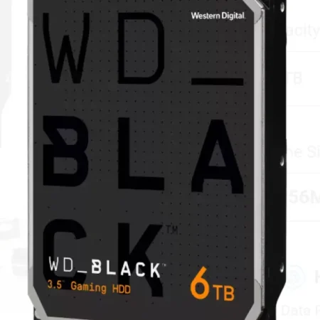 HDD WD 6TB WD6004FZWX 7200RPM 128M Black