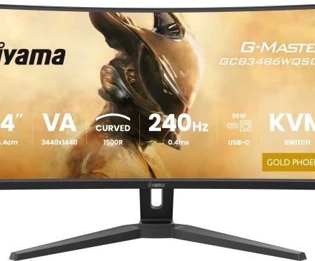 Monitor 34" Iiyama GCB3486WQSCP-B1 VA 3440 x 1440/240Hz/0.4ms/HDMI/DP/USB/zvucni