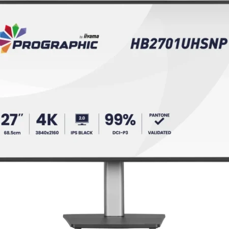 Monitor 27" Iiyama HB2701UHSNP-B1 IPS 3840x2160/60Hz/4ms/HDMI/DP/USB/RJ45/pivot