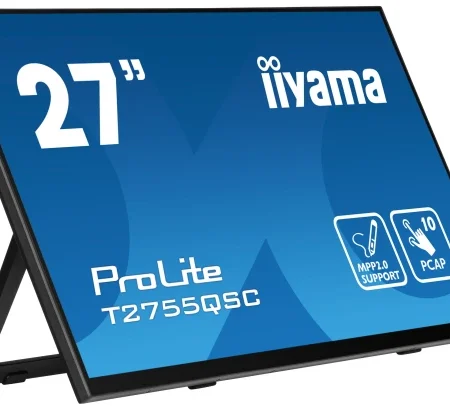Monitor 27" Iiyama ProLite T2755QSC-B1 IPS 2560X1440/75Hz/5ms/HDMI/USB/touch