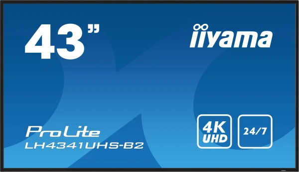 Digitalni ekran 43" Iiyama LH4341UHS-B2 IPS 3840x2160/8ms/HDMI/VGA/USB/zvucni