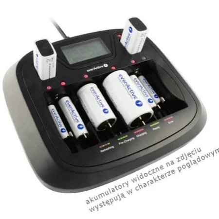 Punjac za ni-mh E.A. NC-900U, 8-kanal (6+2x9V) AC-NC-900U