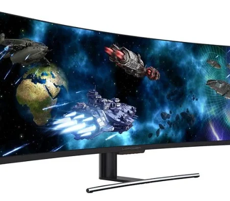 Monitor 49" LC-Power LC-M49-DFHD-144-C-Q QLED VA 3840x1080/144Hz/6ms/2xHDMI/2xDP