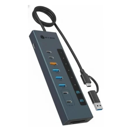 ICY BOX 11-in-1 USB 3.2 Hub with USB Type-C & Card Reader