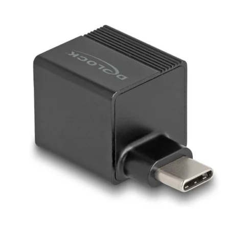 Delock USB-C to Gigabit LAN RJ45 Adapter (USB Type-C Male), Black