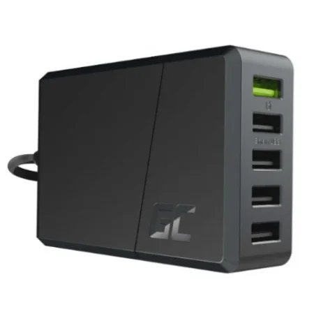 Green Cell Charger 52W, 5-Port USB 3.0, Black