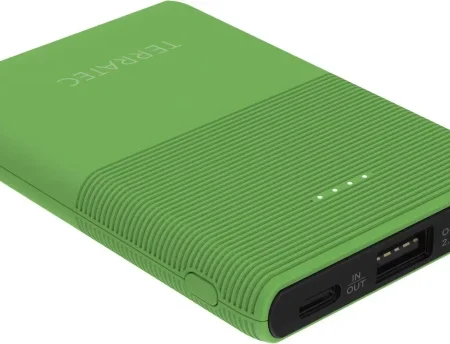 TERRATEC Power Bank P50 Pocket Green Flash, 5,000 mAh