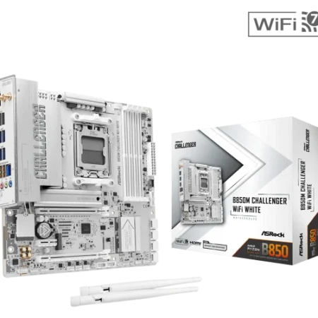 MB AM5 AsRock B850M Challenger WiFi White