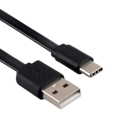 Kabl 2.0 USB A - USB 3.1 tip C M/M 5A, 2m, za brzo punjenje, crni