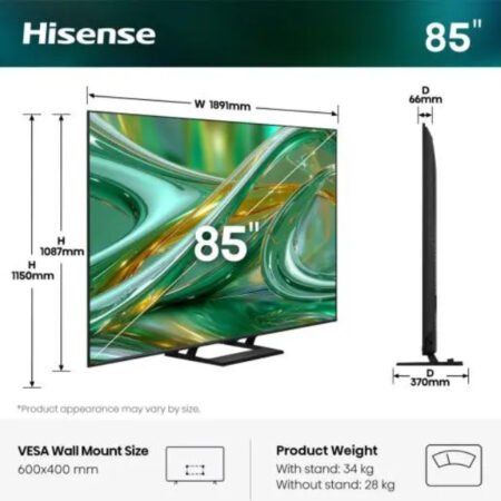 85 inča 85E8S ULED Mini LED 4K UHD Smart TV
