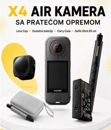 Insta360 X4 Air St Bdl+LensC+Battery+SelfieS+Case