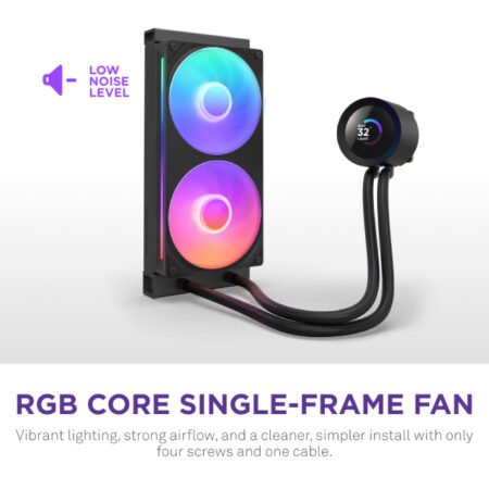 Kraken Plus 240 RGB V2 vodeno hlađenje crno (RL-KR240-B2)