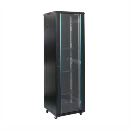 Rack orman samostojeći, 22U, 600x800, staklena vrata (pakovanje od 3 kutije)